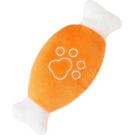 Puppy Teething Plush Teeth Cleaning Chicken Leg Cartoon Dog (1/5)