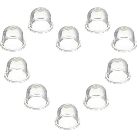 Lot de 10 Pompes d'Amorçage 18812 18814 for Chainsaw Edger Walbro ECHO 123181140630 1238140650 Homelite 01201 UP04802 McCulloch 22583400 4133 121 2700 (1/4)