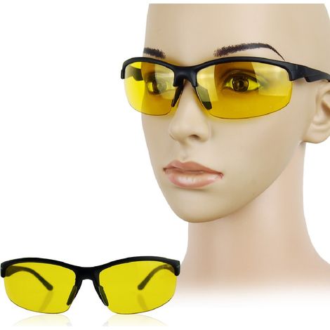 Lunettes de conduite de nuit - anti-éblouissement, polarisées TAC, vision nocturne HD, verres clairs, lunettes de sécurité (1/5)