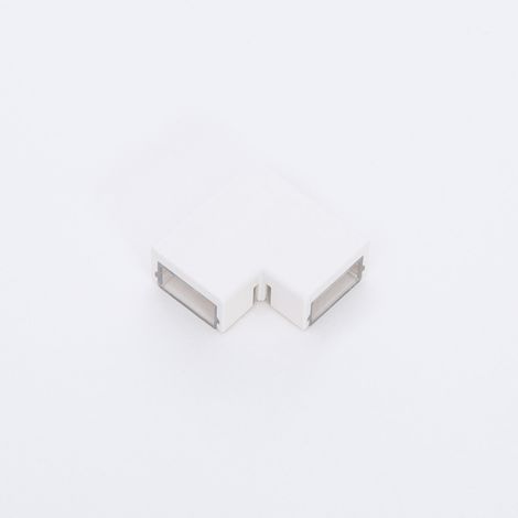 Conector Hipopótamo de Esquina para Tira LED Autorectificada 220V AC COB SILICONE FLEX Ancho 10 mm Monocolor 10 mm (1/3)
