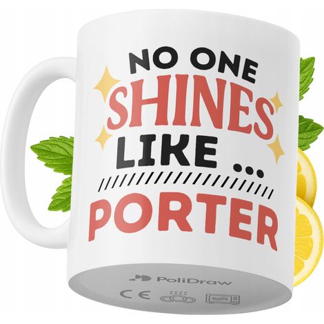 Taza para un Porter Divertida Taza de Café/Té con Diseño Gráfico y Texto Divertido Taza para Cumpleaños, Onomásticas, Días Festivos Taza Premium para Ocasiones Especiales para el Hogar, la Oficina, el (1/5)
