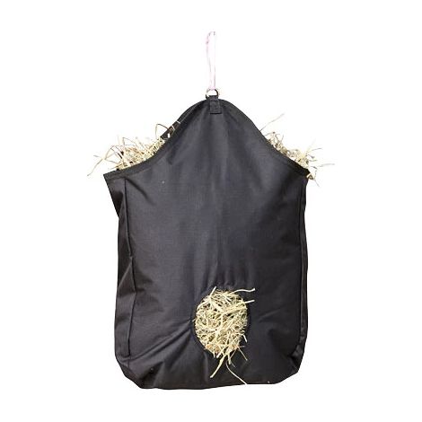 Sacco per fieno nero 65x50 Cavallo Box mangiatoia da viaggio (1/3)