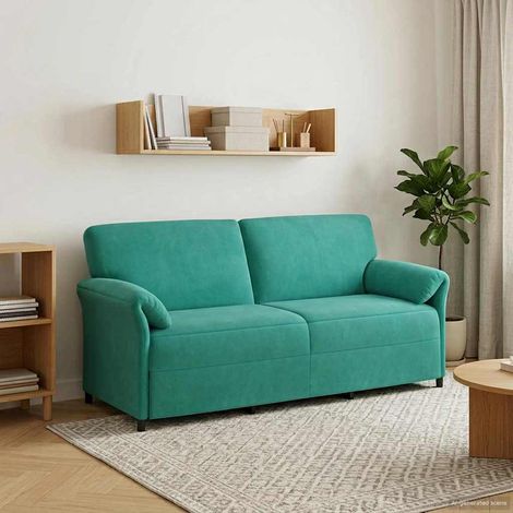 Sofá de 3 plazas Tuquesa 198 x 83 x 95 cm Terciopelo