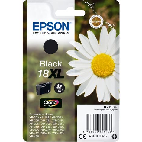 EPSON Pack de 1 cartouche dencre 18XL Fraise - Magenta - haute capaciteblister avec alarme (1/2)