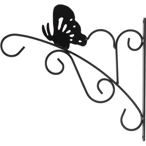 Support mural pour plantes suspendues, crochet de fixation intérieur extérieur balcon salon (1/5)