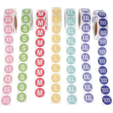rouleaux d étiquettes rondes autocollantes en papier pour (1/5)