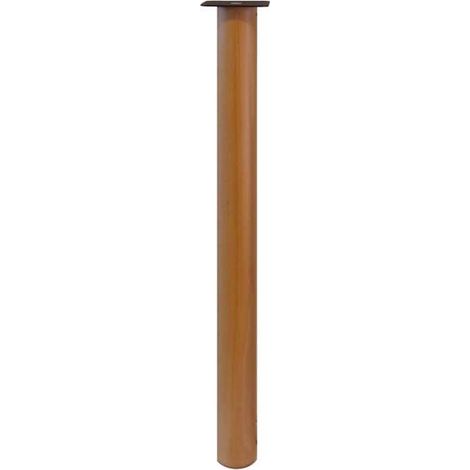 Masidef Gamba Tonda in Legno - Naturale - H.750 mm
