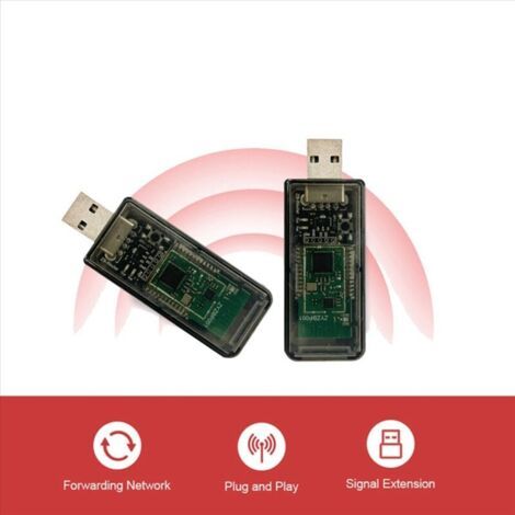 NALOOKAMIC Lot de 2 amplificateurs de signal USB Zigbee, répéteurs et prolongateurs pour Tuya Home Assistant ZigBee 2MQTT Tasmota (1/3)