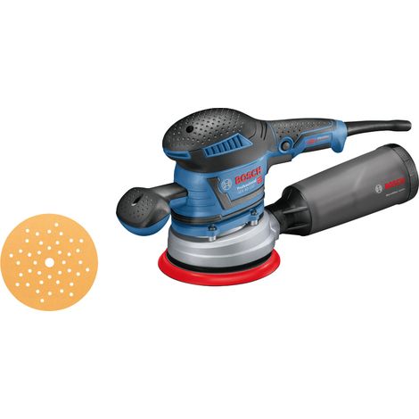 Bosch Professional – Ponceuse excentrique 400W – Système de fixation auto-agrippant – Pour ponçage bois et laques – 60137B202