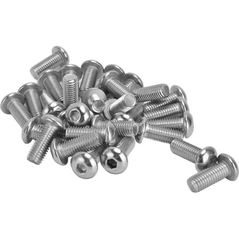Vis à tête cylindrique bombée à six pans creux M101,5, filetage grossier M1025 (1/5)