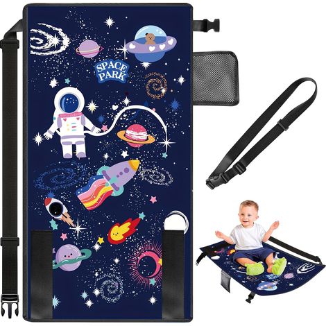 Repose Pieds Avion Enfant, Extension de Siège pour Enfants, Voyage Accessoires, Hamac Pied, Portable Pour Voyages En Avion, Lit Voyage Jeunes Offre Une Sécurité Supplé Mentaire Aux Enfants Vol (1/5)