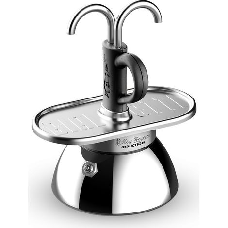 Bialetti 0007310 Manuelle Kaffeemaschine Mokka-Kanne Silber