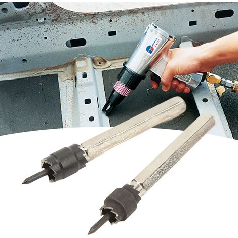 9-teiliges Demontage-Werkzeugset für Punktschweißbohrer-Schneidmaschinen für 3/8"- und 5/16"-Schweißbohrer (13034) (1/5)