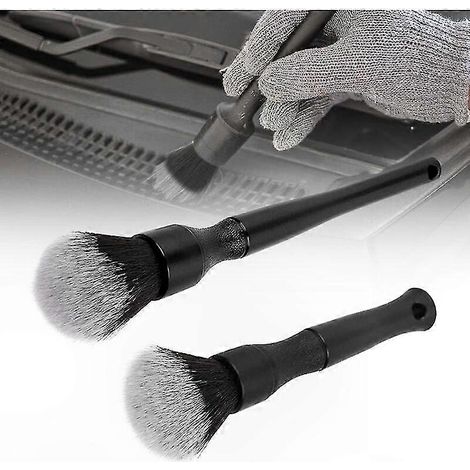 Set mit 2 Autoreinigungswerkzeugen für Motorraum und Innenraum, vielseitige Detailbürste, professionelles Aufbereitungszubehör (1/4)