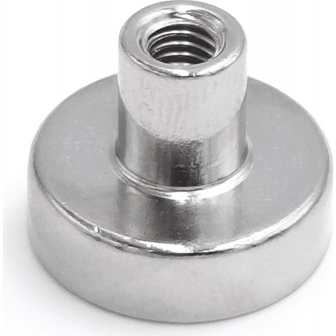 Neodym-Magnethalter im Gehäuse, Innengewinde D16x5mm M4