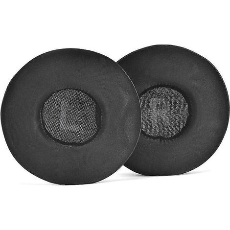 2 coussinets pour casque, mousse à mémoire de forme, 72 x 72 x 25 mm, noir, compatible Mpow 071 (1/5)