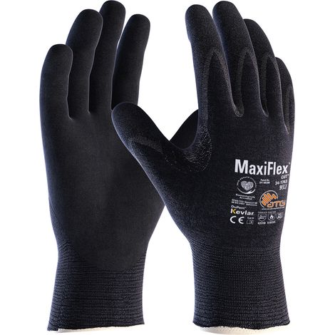 ATG MaxiFlex 34-1743 Arbeitshandschuhe - 10 (XL) - Schwarze (1/4)
