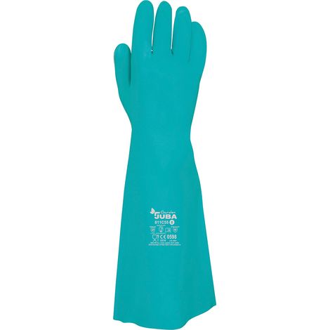 Handschuh für die Arbeit in Satin-Nitril-Pool Größe 10 JUBA