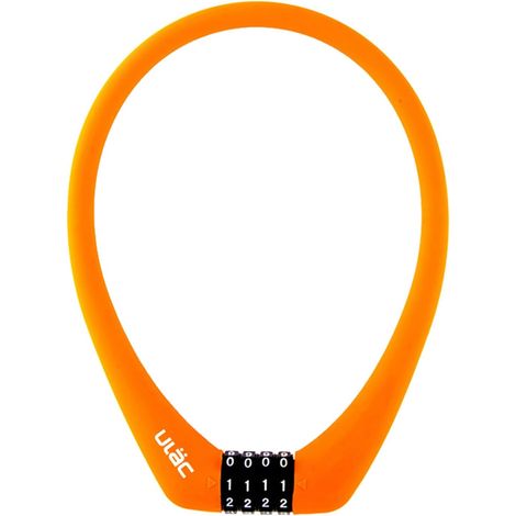 Cadenas à câble avec combinaison à 4 chiffres Prague Protection et style Jusqu'à 10 000 combinaisons Compact et léger Design en silicone imprimé (1/5)
