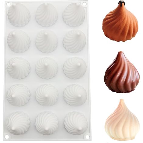 Silikon-Schokoladenformen, Pralinenformen, BPA-freie Silikon-Backformen, geeignet für Schokolade, Süßigkeiten, Gelee und Mousse. (1/5)