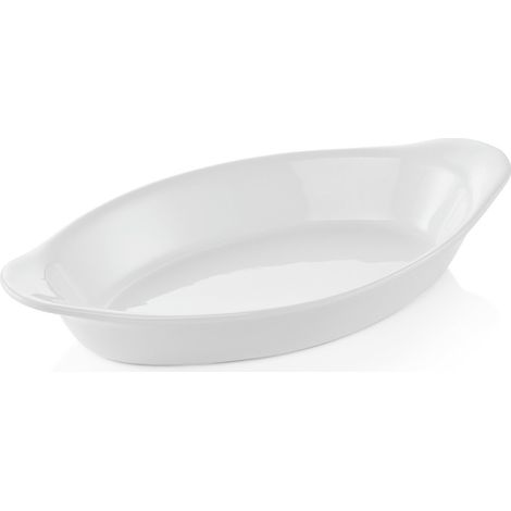 Plat à gratin ovale blanc 25 x 13 cm avec poignées lot de 6 - Was Germany (1/2)