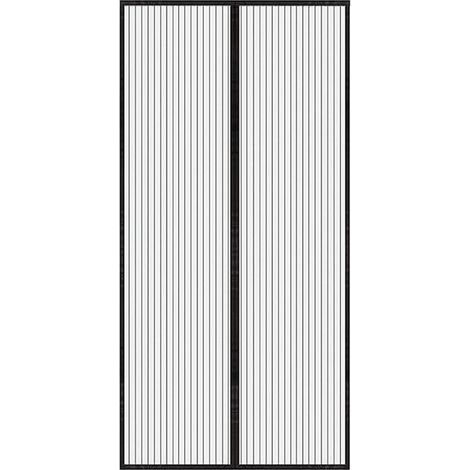 Magnetic mosquito net for door/window 100x210 cm – Black – Prevents flying insects. (1/5)
