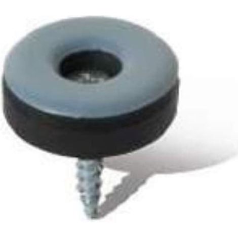 MASIDEF - 8 PEZZI - SCIVOLI PTFE CON VITE Ø25MM - COLORE GRIGIO