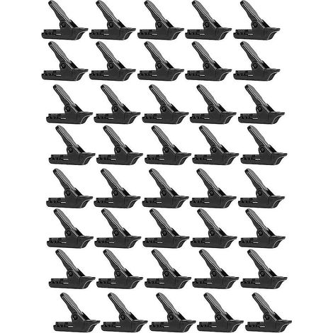 Sysy Lot de 40 pinces pour bâche d'auvent, pinces de fixation en plastique pour tente de camping, pinces pour bâche, pinces de fixation pour tente (1/5)