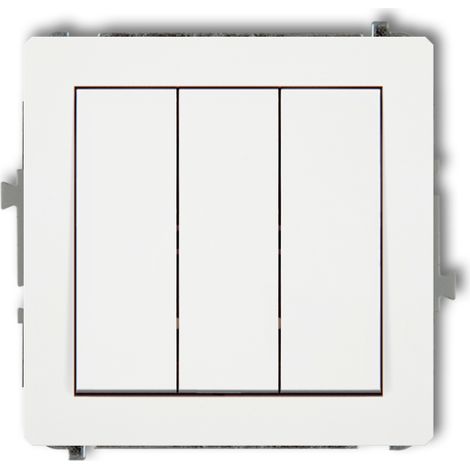 Connettore triplo Deco bianco DWP-7