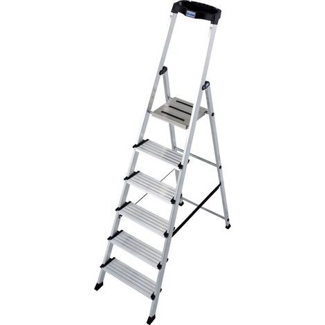 Krause Sepuro Stufenstehleiter 6 Stufen (1/4)