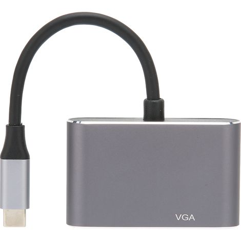Adaptateur USB-C vers HDMI VGA 4K, câble de conversion HD pour MacBook Pro, Chromebook, Dell XPS13 (1/5)