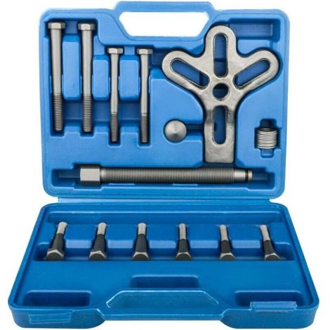 Kit d'extracteur de balancier harmonique en 13 pièces, 75-105 mm (29,5-41,3 pouces) pour volant de voiture.