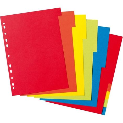 Separadores de cartón HERLITZ A4 Intensiv Eco - 10 uds - carpetas