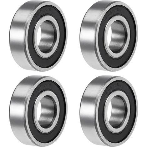 Roulement à Billes - 6204-2RS - Acier Chrome Double Scellé - Pour Machines Industrielles Et Moteurs - Lot De 4 Pièces (1/5)