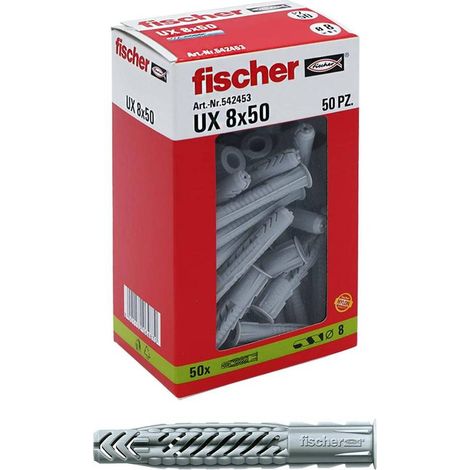 Assortiment de Chevilles pour Espaces Creux 50 pcs - Nylon Résistant - Fixation Fiable et Polyvalente - D-Work (1/5)