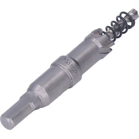 Scie cloche à dents en carbure de tungstène, foret industriel pour métaux épais, 16 mm (1/5)