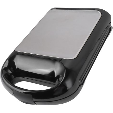 Grille-pain électrique à sandwich Panini, surface antiadhésive, 4 sandwichs en minutes, nettoyage facile, prise UE 220V (1/5)