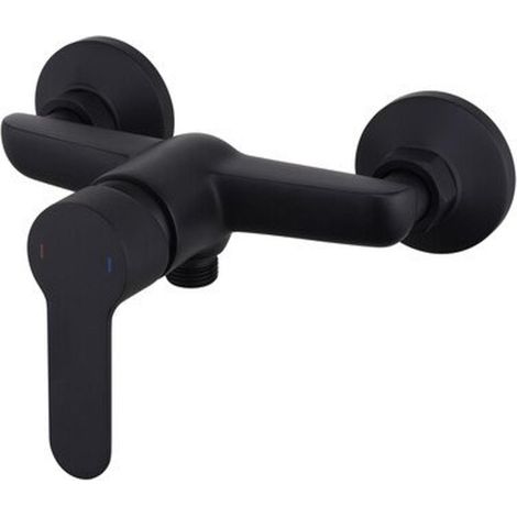 GO by Van Marcke mitigeur de douche - 17,6cm - apparent - mitigeur - laiton noir mat