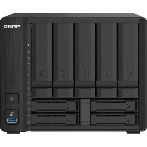 QNAP TS-932PX NAS Tower Ethernet/LAN Schwarz Alpine AL-324 (1/3)