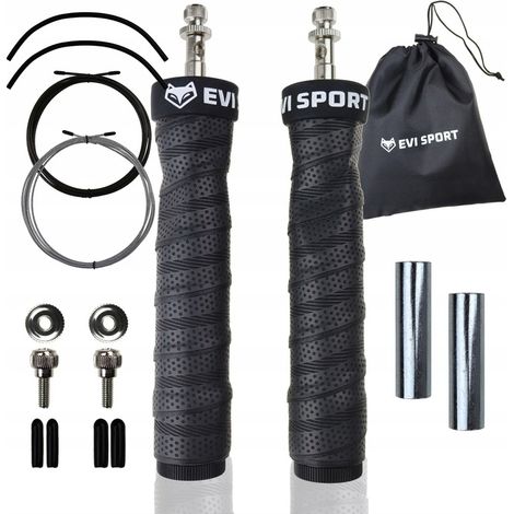 Verstellbares CrossFit-Box-Springseil mit Kugellagern und Gewicht, langlebig
