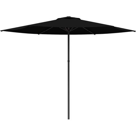 Maison Exclusive - Ombrello da giardino 300 x 300 cm Poliestere Rettangolare Nero (1/5)