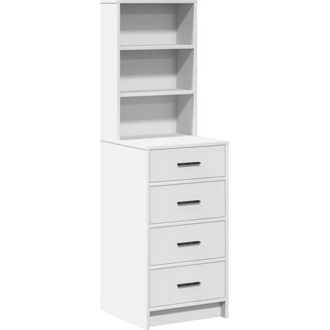 Maison Exclusive - Credenza con cassetto Bianco 40 x 41 x 135 cm Legno multistrato