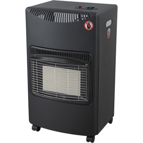 Stufa a Gas GPL Infrarossi GH02 Nera Senza Tubo e Regolatore DCG