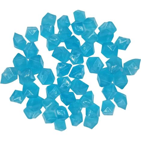 Pierres Fluorescentes Pierre Lumineuse Décorative pour Jardin Galet Lumineux Cailloux Aquarium Résine Galets 100pcs (1/5)