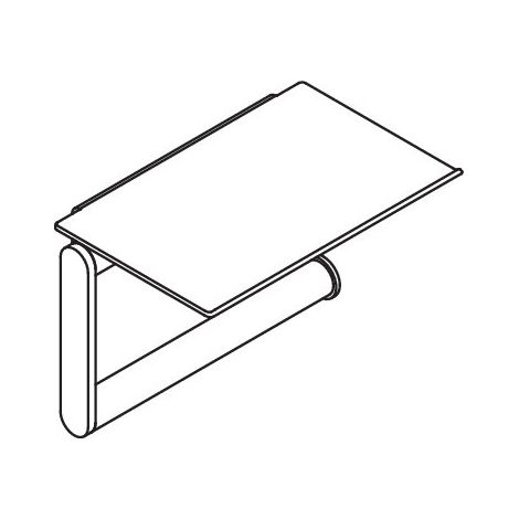 HEWI 900.21.00460 Support de papier WC SC avec tablette (1/2)