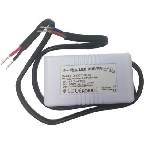 Lucibel STD012 Standard-LED-Treiber 3 bis 10 W max. (700 mA)
