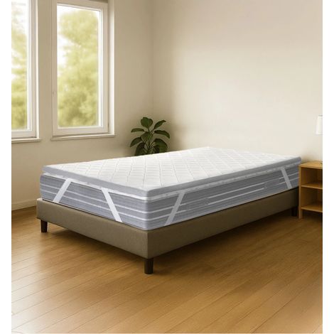 topper piazza e mezza ortopedico dormir "memory 3d" 120x190 cm (1/4)