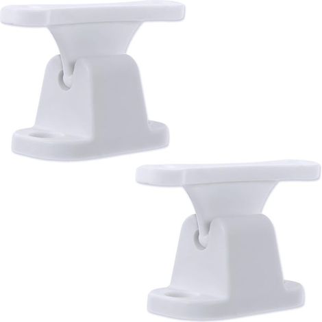 2 verrous de porte en plastique, pour caravane, dispositif de maintien de porte, pour caravane, camping-car, bateau (1/5)