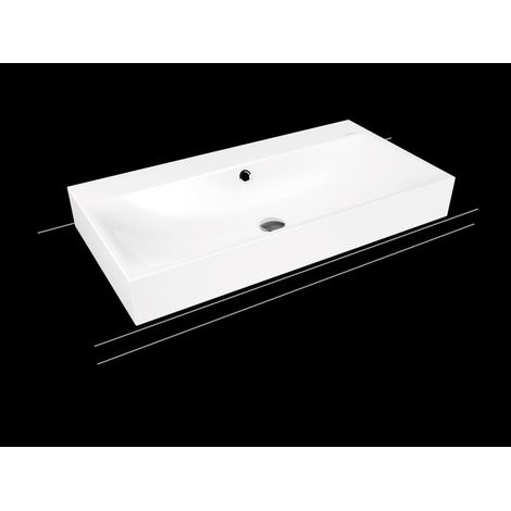 Kaldewei 904206313667 Lavabo à poser SILENIO Mod.3043 (1/2)