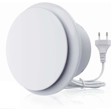 Extracteur d'air 130m³/h 12W – Ventilateur d'extraction silencieux – Économe en énergie pour salle de bain, cuisine, serres, tentes – 4 pouces